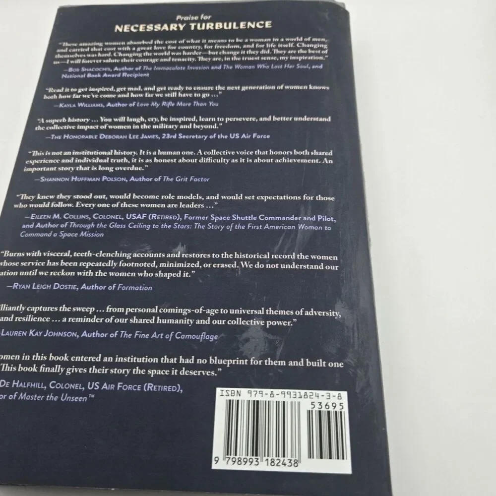 Necessary Turbulence Air Force Academy Women History 9798993182438 Hardcover
